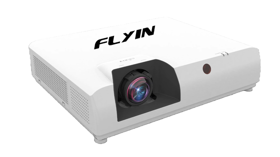 Flyin-CS7 4K 7000 φωτεινών 3LCD Laser Projector 0.5 Λεπτοσκοπικός φακός 5000000:1 Αντιδιαστολή για μεγάλο χώρο