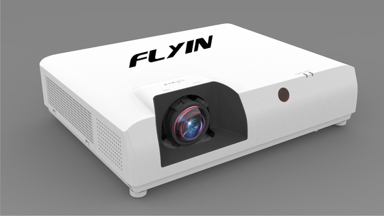 Flyin E7 4K Laser Short Throw Projector 3840x2160 3LCD 7500 ANSI Ψηφιακό Ζουμ για εξωτερική εκπαίδευση επιχειρήσεων