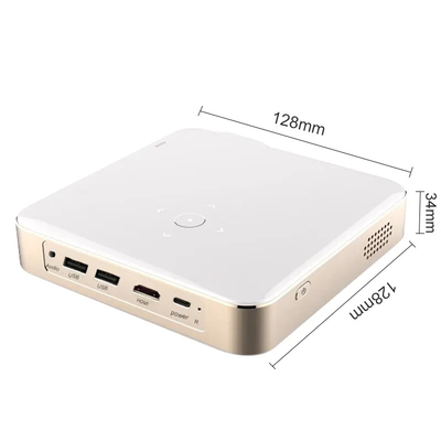 Μίνι S350 1080P Full HD DLP 4K 3D Projector Οικιακό Θέατρο WIFI Android 9 Ενσωματωμένη μπαταρία