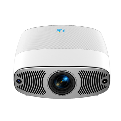 Flyin Q7 1080p Υψηλής ευκρίνειας Οικιακό θέατρο ψυχαγωγίας Προβολέας LCD Δύο ηχεία Bluetooth 100 ιντσών οθόνη Διπλή ζώνη WIFI