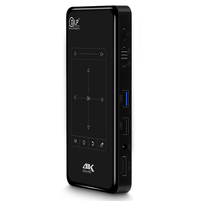 FLYIN P-09II Επαγγελματικός μικροπροβολέας 4K DLP LED Lamp Projector Remote Control Stereo WiFi-Smart Home Portable Projector
