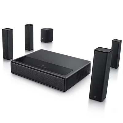 Flyin M1 5000 Φωτεινές DLP Λέιζερ προβολέα 3D 4K Android Ultra Short Throw Σπίτι Θέατρο Προβολέα 300 ιντσών Εικονική Εικονική Εικονική Εικονική Εικονική τηλεόραση 1080p US