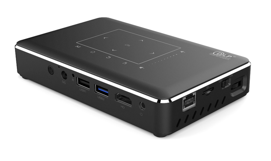 Flyin P10-II Hot Sale Custom Logo Mini 3D 4K 150 Lumens DLP 9000mAh Προβολέας Android 9.0