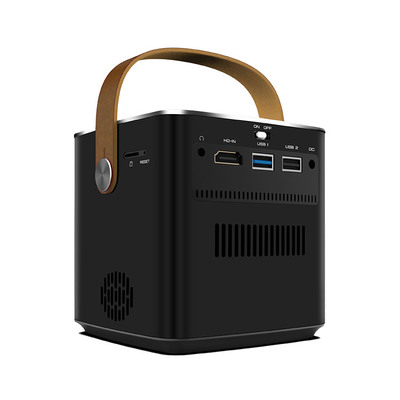Flyin P12 1080P Max 4K Mini Projector 9000mAh μπαταρία Εξωτερικό βίντεο 400 ANSI Lumens Android 9 2GB/16GB DLP Link 3D Projector