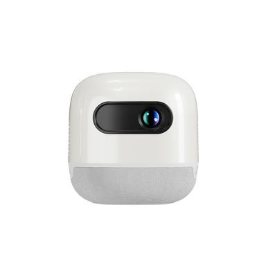 FLYIN M2 Android μίνι τετραγωνικός κινητός προβολέας DLP με ενσωματωμένη μπαταρία 4K εξωτερικός προβολέας κατασκηνώσεων