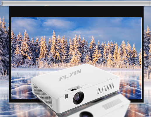 Flyin-C40W+ WXGA 4200 Lumens 3LCD Laser Projector Android Smart Business Conference Εκπαιδευτικός προβολέας τάξης