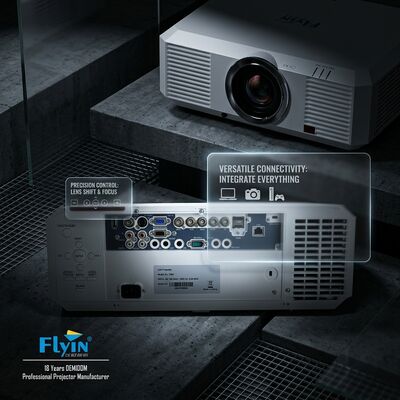 3LCD 10000 Lumens Εξωτερικός προβολέας χαρτογράφησης 3D EL-705U WUXGA 1920x1200 Μεγάλη προβολή χώρου