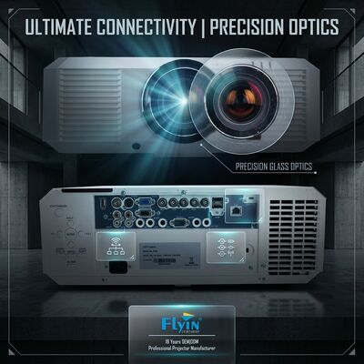 3LCD 10000 Lumens Εξωτερικός προβολέας χαρτογράφησης 3D EL-705U WUXGA 1920x1200 Μεγάλη προβολή χώρου