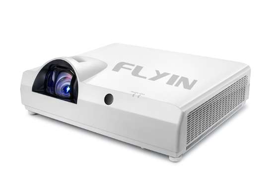 Flyin-C90SW+ 4200 Lumens WXGA 3LCD Προβολέας λέιζερ μικρής βολής Ενσωματωμένος Android 5000000:1 Αντίθεση για την εκπαίδευση επιχειρήσεων