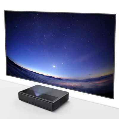 Flyin M1 5000 Φωτεινές DLP Λέιζερ προβολέα 3D 4K Android Ultra Short Throw Σπίτι Θέατρο Προβολέα 300 ιντσών Εικονική Εικονική Εικονική Εικονική Εικονική τηλεόραση 1080p US
