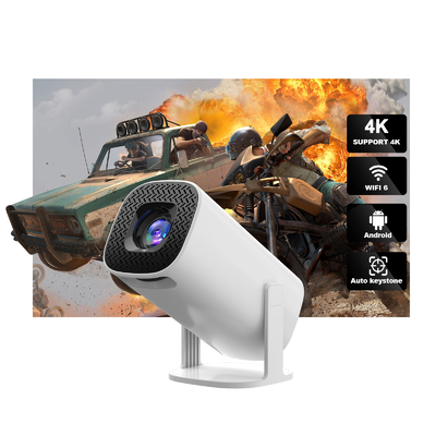 FLYIN P30 4K Ultra HD 3D φορητό LED μικροσκοπικό προβολέα για οικιακή κινηματογραφική και κινηματογραφική χρήση