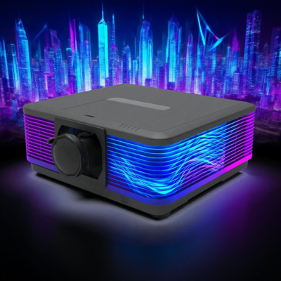 Επαγγελματικός προβολέας Laser 3LCD 4K Flyin 2025, 10000 Ansi Lumens, Ultra HD 3840x2160, Υψηλής φωτεινότητας για επιχειρήσεις, εκπαίδευση, μεγάλους χώρους, 3D Mapping