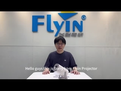 Flyin S40 Οικιακό θέατρο Full HD 1080P 4K Προβολέας Παιχνιδιών Προβολέας 120 ANSI Lumens Οικιακή τηλεόραση