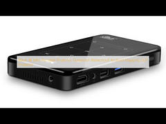 Μαύρος 4K μίνι φορητός προβολέας χαρτογράφησης DLP προβολέων Dustproof αδιάβροχος αρρενωπός