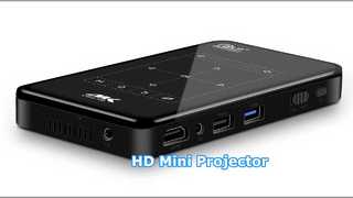 Mini Projector HD 4K Mirroring DLP Home Cinema